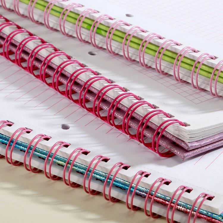 製本用シングルメタルスパイラルとツインワイヤーコイル